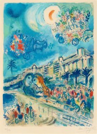 Картина автора Шагал Марк под названием Bataille de fleurs