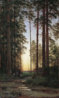 Картина автора Шишкин Иван под названием Опушка леса