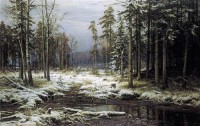 Картина автора Шишкин Иван под названием Первый Снег