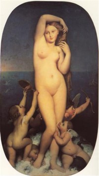 Картина автора Энгр Жан Огюст Доминик под названием Venus Anadyomène