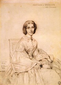Картина автора Энгр Жан Огюст Доминик под названием Madame Franz Adolf von Stuerler, née Matilda Jarman
