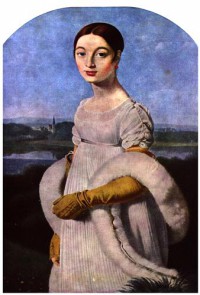 Картина автора Энгр Жан Огюст Доминик под названием Mademoiselle Caroline Riviere