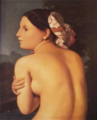 Картина автора Энгр Жан Огюст Доминик под названием Half-Figure of a Bather