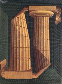 Картина автора Эшер Мауриц Корнелис под названием Doric columns  				 - Дорические колонны