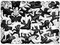 Картина автора Эшер Мауриц Корнелис под названием Mosaic I  				 - Мозаика I