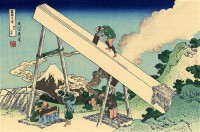Картина автора Постеры под названием The Fuji from the mountains of Totomi  				 - Японская гравюра