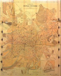 Картина автора Карты под названием План Москвы 1906 года из путеводителя Живарева