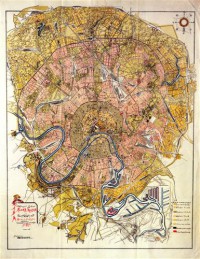 Картина автора Карты под названием Проектный план Москвы 1923 года
