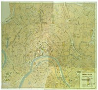 Картина автора Карты под названием План центральной части Москвы 1917 года из путеводителя Сабашниковых