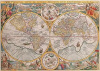 Картина автора Постеры под названием Map of the world. The author is Petro Plancio. 1594  				 - Карта мира Петро Планцио 1594 года