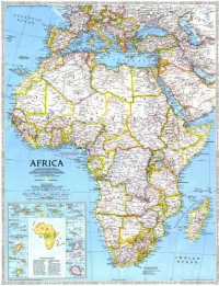 Картина автора Карты под названием Африканский континент 1990 год