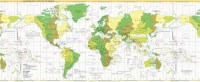 Картина автора Карты под названием Часовые пояса Земли
