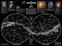 Картина автора Постеры под названием Карта звездного неба обоих полушарий