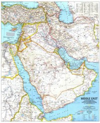 Картина автора Карты под названием Ближний восток, 1991 год