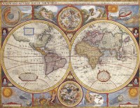 Картина автора Постеры под названием a new and accvrat map of the world 1626  				 - Карта