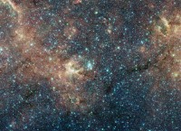 Картина автора Космос под названием A Hidden, Massive Star Cluster Awash with Red Supergiants