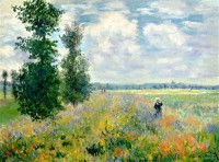 Картина автора Природа под названием Poppy Field, Argenteuil  				 - Маковое Поле, Аржантей