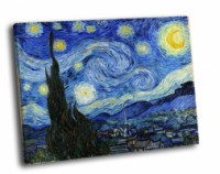 Картина автора Ван Гог под названием Звёздная ночь