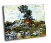 Картина автора Ван Гог под названием Валуны и дуб